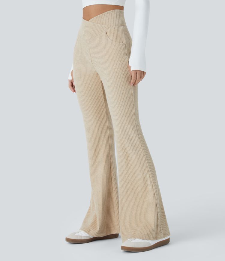 Sofia – Pantalón Flare de Cintura Alta