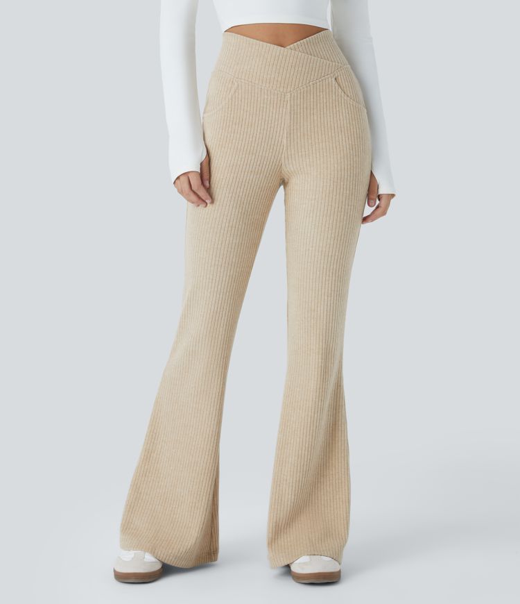 Sofia – Pantalón Flare de Cintura Alta