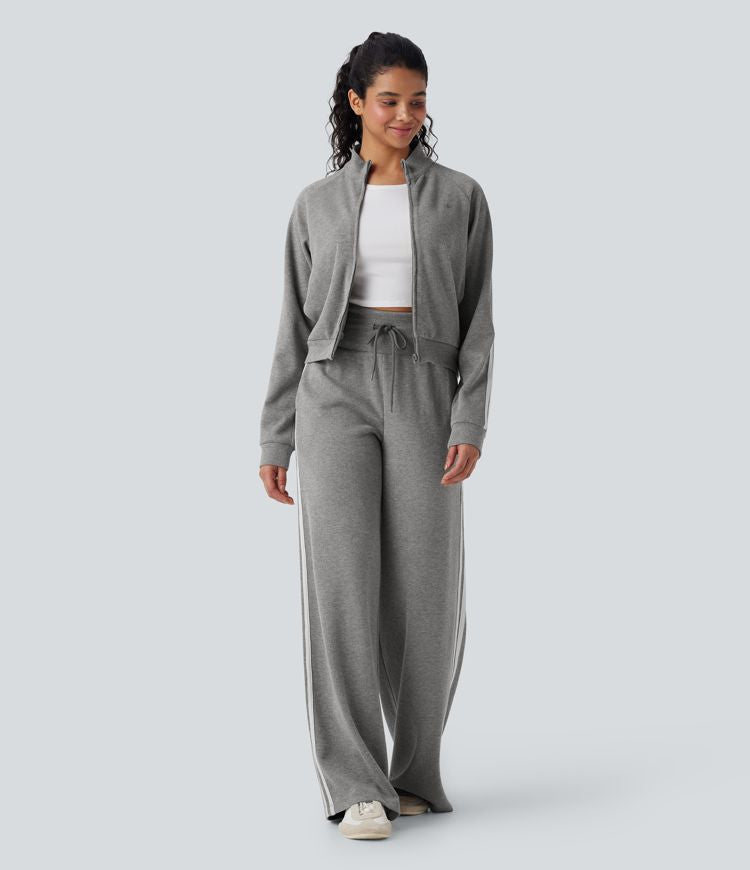 Elena – Pantalón de Pierna Ancha con Cintura Alta