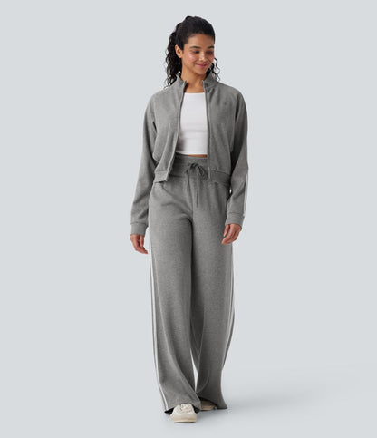 Elena – Pantalón de Pierna Ancha con Cintura Alta