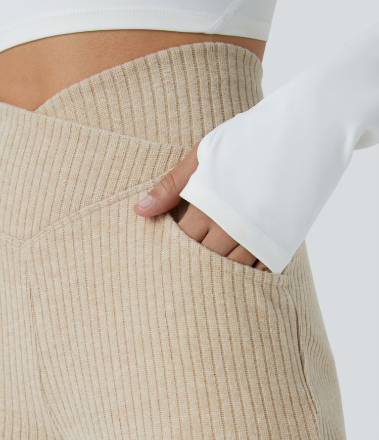 Sofia – Pantalón Flare de Cintura Alta
