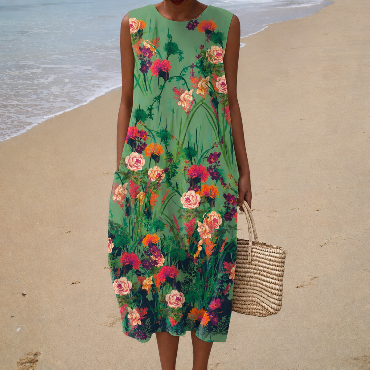 Lucía – Vestido Midi Floral