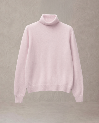Elena – Jersey de Lana Merino con Cuello Alto