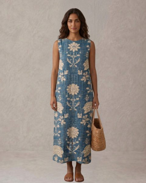 Marina – Vestido Midi Bohemio