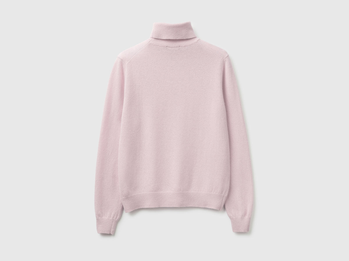 Elena – Jersey de Lana Merino con Cuello Alto